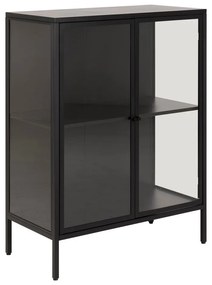 Vetrina in metallo nero 80x99 cm Newcastle - Actona