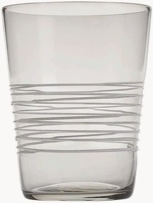 Set di 6 bicchieri fatti a mano Filante