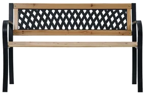 Panchina da giardino 120 cm in legno