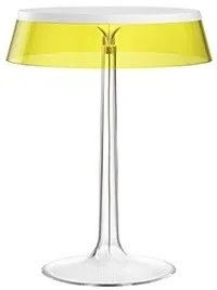 Flos Bon Jour Lampada Da Tavolo 41 cm a luce diffusa Bianca con corona gialla