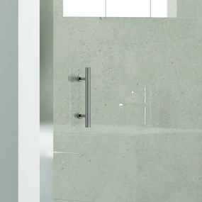 Porta doccia nicchia 130cm  con un anta scorrevole vetro anticalcare KF5000 - KAMALU