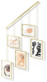 Cornici da parete in metallo color oro in set di 5 pezzi 66x69 cm Exhibit - Umbra