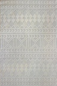 Tappeto Patio astratto grigio, bianco, L 230 x L 160 cm