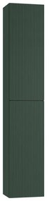Colonna per mobile bagno Opera 2 ante P 27 x L 30 x H 160 cm laccato opaco verde foresta cannettato