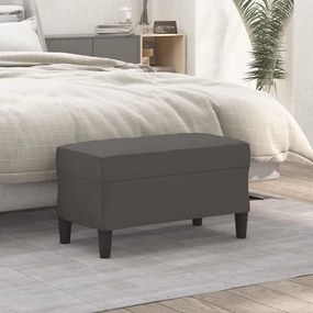 Panca Grigia 70x35x41 Cm İn Similpelle /