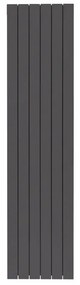 Radiatore acqua calda PRODIGE SUPERIOR in alluminio, 6 elementi, interasse 1800 mm, ardesia/slate-grey