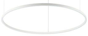 Sospensione Moderna Oracle Alluminio-Materie Plastiche Bianco Led 43W K Luce