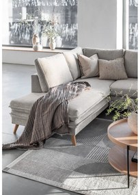 Divano letto angolare beige (angolo sinistro) Charming Charlie - Miuform