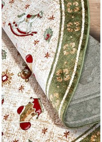 Tappeto rotondo verde natalizio in cotone ø 160 cm Toy's Delight Green Christmas - Villeroy&amp;Boch