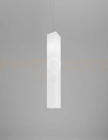 Tubes sospensione 90 bianco lucido nickel opaco 1 luce attacco e27