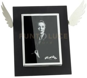 Portafoto di design icaro grande nero ,avorio in ferro e polimetilm...