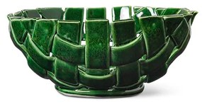 ferm LIVING - Plait Bowl Ø24 Emerald Verde ferm LIVING