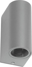Applique da Esterno Bidirezione IP65 GU10 Stondata - Grigio