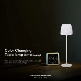 LED Lampada da tavolo ricaricabile dimmerabile LED/2,7W/5V 3000-6000K 1800 mAh bianco