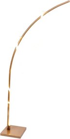 Lampada da terra LED Teddy oro, luce bianco naturale NOVECENTO