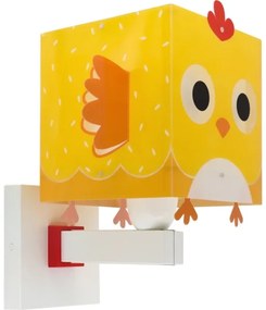 Dalber 64649 - Applique per bambini LITTLE CHICKEN 1xE27/15W/230V