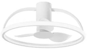 Plafoniera led ventilatore 55w cct 5500 lumen bianco d.60x25cm led-...