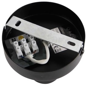 Lampada da soffitto intelligente nera incl. Wifi G95 - Facile