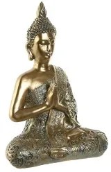 Statua Decorativa Home ESPRIT Dorato Buddha Orientale 29 x 16 x 37 cm