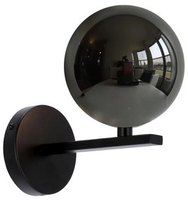 Applique KAMA 1xG9/28W/230V nero/fumé nero