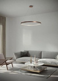 ANELLO Sforzin illuminazione Sospensione Ã˜109cm Rame opaco Dimmer