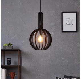 Eglo 900153 - Lampadario a sospensione con filo VELASCO 1xE27/40W/230V diametro 31 cm nero