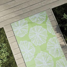Tappeto Da Esterno Arakıl Verde 80x150 Cm İn Pp /