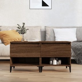 Tavolini 2pz Rovere Marrone 50x46x50 Cm İn Legno Multistrato /
