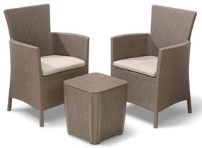 Set Da Pranzo Per Esterni 3 Pz Iowa Cappuccino 224383 /
