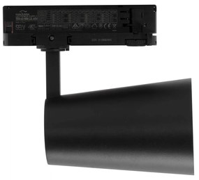 Faro LED 40W Trifase Nero CRI92 CCT Bianco Variabile 38° Bridgelux LED Colore Bianco Variabile CCT