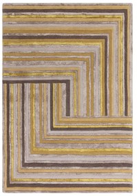 Tappeto in lana giallo ocra 200x300 cm Network Gold - Asiatic Carpets