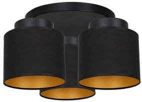 Lampadario a plafone FRODI 3xE27/60W/230V nero