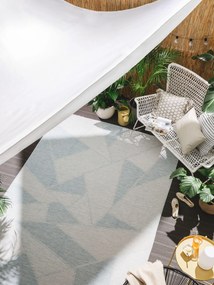 benuta Nest Tappeto per interno ed esterno Bronco Azzuro 200x290 cm - Tappeto outdoor per balcone, terrazzo e giardino