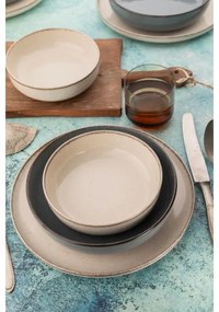 Set da tavola 16 pezzi beige/blu/porcellana