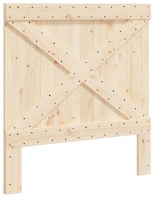 Testiera 100x104 cm in legno massello di pino