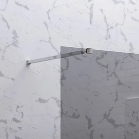 Doccia walkin 140 cm vetro fume profilo cromato | KW1000FC - KAMALU