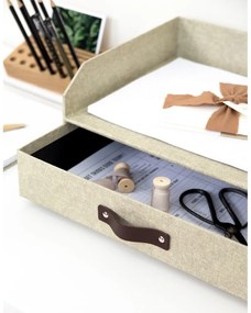 Organizzatore di documenti in cartone con cassetto Walter - Bigso Box of Sweden