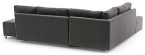 Divano angolare grigio scuro (angolo sinistro) Manama - Balcab Home
