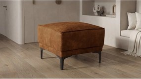 Sgabello in similpelle marrone cognac Copenhagen - Scandic