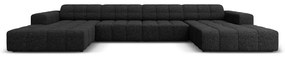 Divano angolare antracite (a U) Chicago - Cosmopolitan Design
