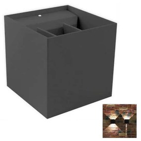 Applique da esterno LED 2xLED/3W/230V IP54 antacrite