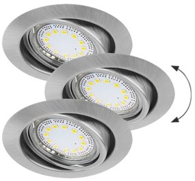 Rabalux 1166 - SET 3xLED Lampada da incasso LITE 3xGU10/3W/230V