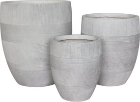 PEDRO - set di 3 vasi