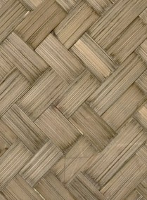 CMO Paris Tapete Bambou Petit Chevron - Fumé