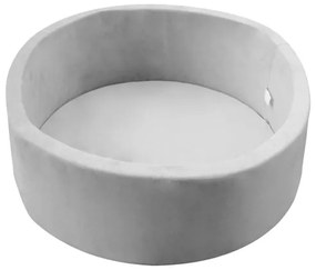 2Kids Toys - Piscina asciutta per bambini con palline, Ø 90 cm, grigio