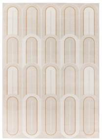 Tappeto color crema 200x290 cm Flora – Universal