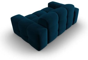 Divano in velluto blu scuro 156 cm Kendal - Micadoni Home