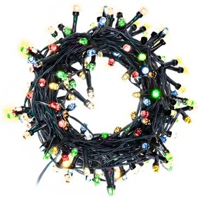 Brilagi - Catena LED natalizia da esterno 200xLED/2 funzioni 25m IP44 multicolor