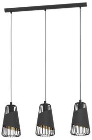 Eglo 49448 - Lampadario a sospensione con filo AUSTELL 3xE27/60W/230V