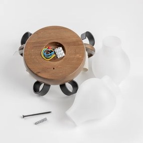 Brilagi - Applique ROATA APLICA 2xE14/40W/230V faggio/noce